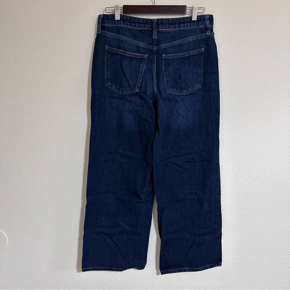Universal Thread high-rise wide leg dark blue jeans 10S - Picture 5 of 7
